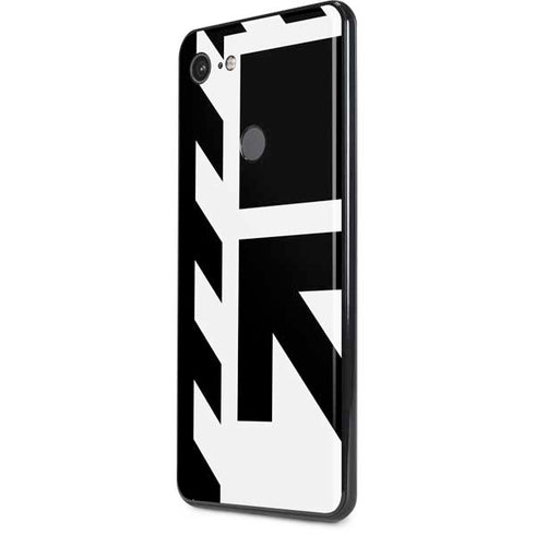 Black and White Geometric Shapes Google Pixel 3 XL Skin